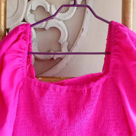 Hot Pink Skater Dress - Picture 9 of 12